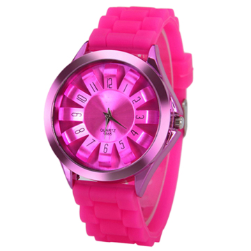 Wholesale Girls Rubber Quartz Analog Wrist Watches