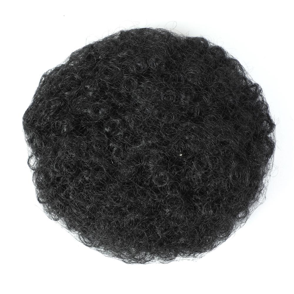 MYZYR Synthetic kinky curly high puff hairpiece hair afro updo scrunchie hair accessory chignon bun with clips in for girl and