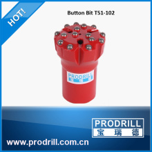 T51 ballistic thread bits rock drilling