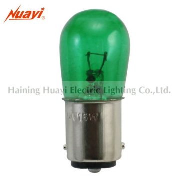 Automobile motor lamp B19, Green motorcycle lamp 12V15W, headlamp of motorcycle