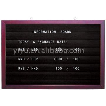 Information Board / Letter Board / Display Board