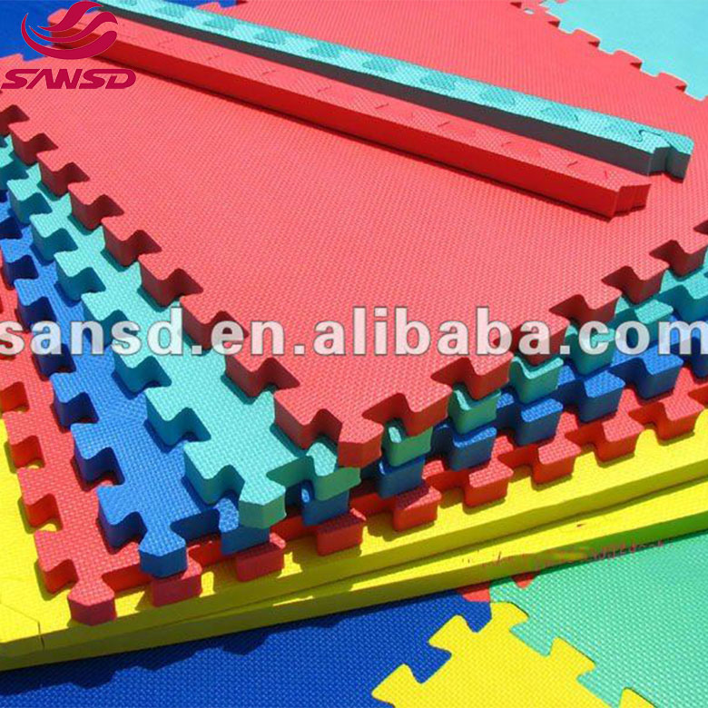 Low price taekwondo karate tatami jigsaw mat eva foam interlocking floor mats