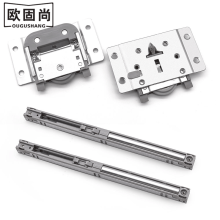 Concealed Sliding Door Hardware with Damping Buffer System