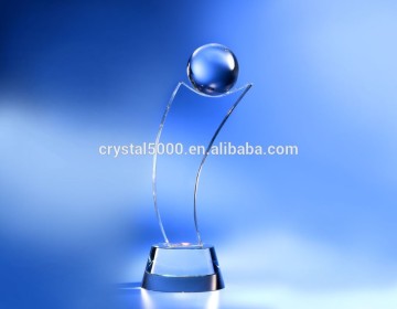 2015 cheap glass trophy award