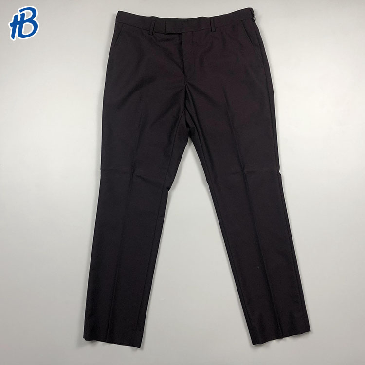 Hombres casuales Pantalones de fiesta morados oscuros