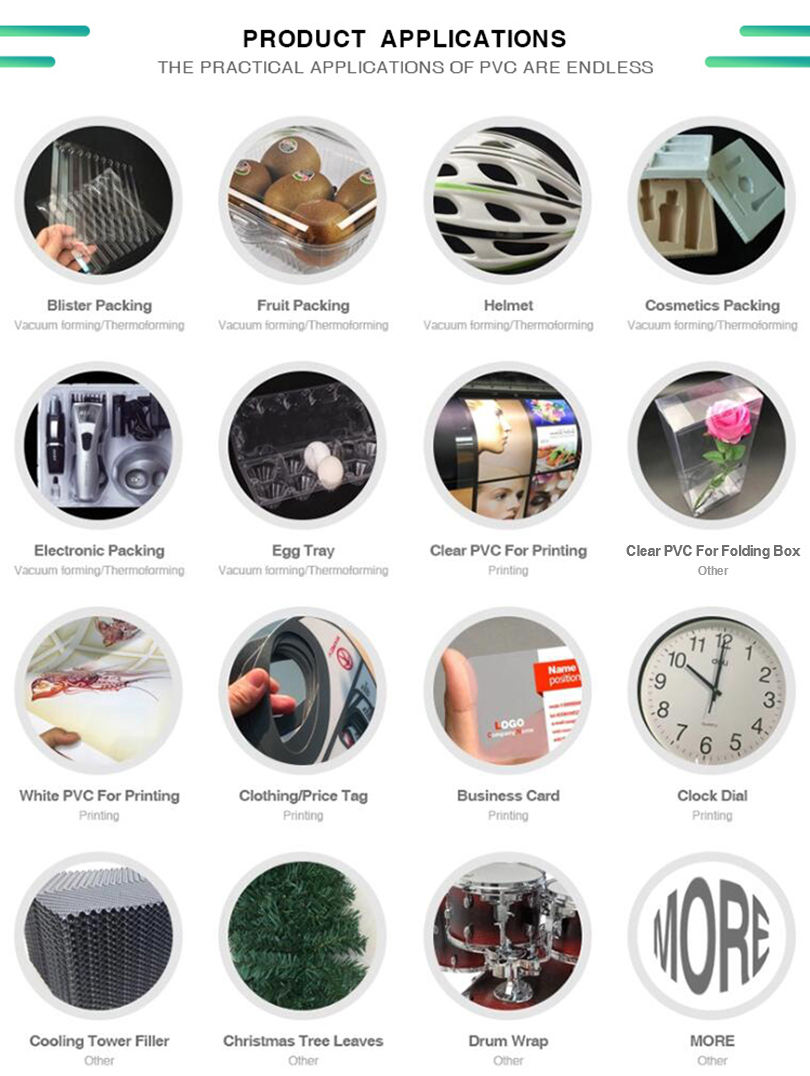 ПВХ листовых приложений PVC Sheet Applications