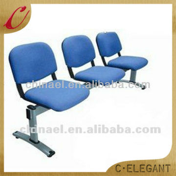 3 seaters fabric waiting chair