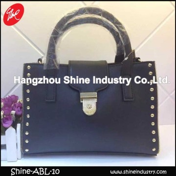 Black Leather satchel bag/cheap leather bag/genuine leather bag