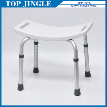 Rectangular Shape White low Bathroom Stool
