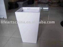 retangular Fiberglass planters, fiberglass pots, garden planters