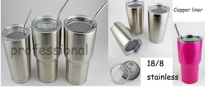 20oz 30oz Double Wall Stainless Steel Vacuum Insulated Tumbler Metal Modern Travel Car Coffee Mug with Lid