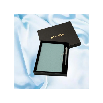 Custom Multicolor Luxury Business Gift Set: Notebook, Pen & Logo Items