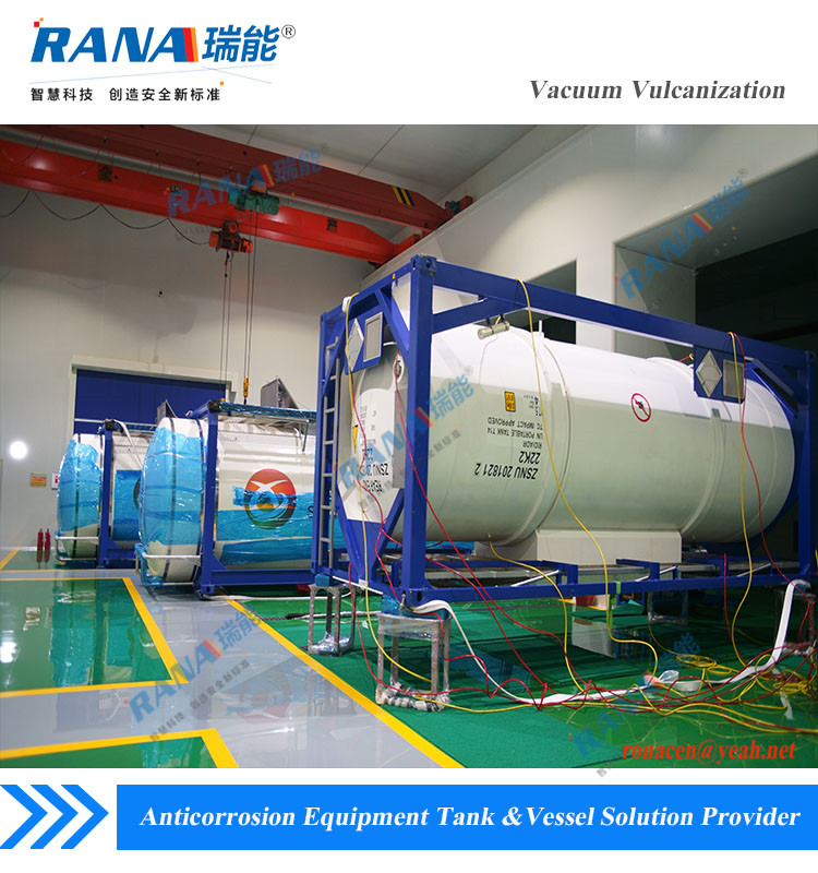 Fluororesin PTFE Sheet Lined Steel Storange Tank for Chemical Storage