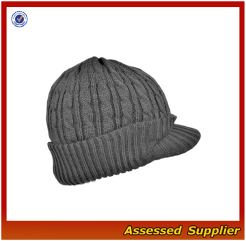 HX437 beard knit hat / blank knit beanie hat