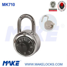 MK710 High security 3 digit combination padlock for school locker