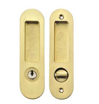 zinc alloy sliding door lock T85 SB  free shipping