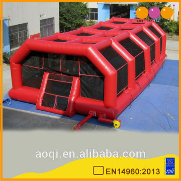 2015 AOQI new design inflatable football game interactive game football game field for sale