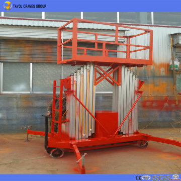 10m Mobile Double Mast Aluminum Lift