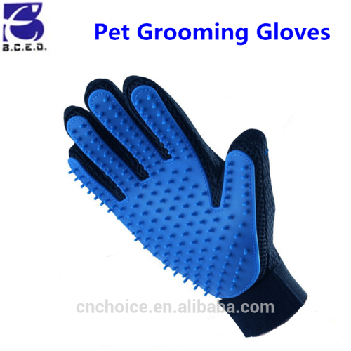 Pet Grooming Glove and Deshedding Glove Brush Best for Dogs & Cats Long & Short Fur