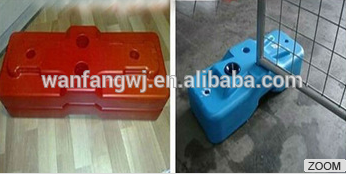 Plastic Fence Base in Red/Temporary Fence Base/Plastic Fence Base