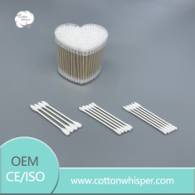 Boxed plastic cotton swabs