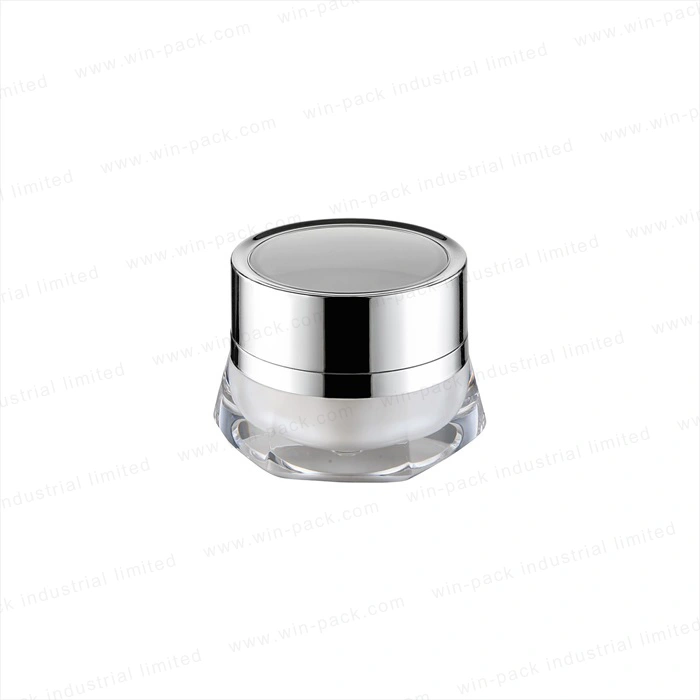 Winpack Transparent Acrylic Cosmetic 50g Face Cream Jar for Skincare