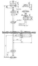 Container door locksets container door lockset assembly door lock gear part no.: 011070-IN