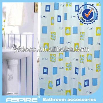 Polyester older shower curtain