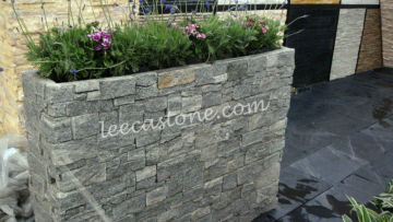 Exterior wall cladding stone veneer