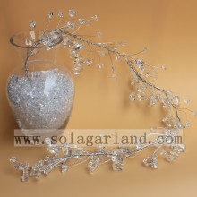 Acrylic Transparent Stone Shape Beads Garland Tree Branches