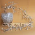 Branches d&#39;arbres de guirlande de perles en forme de pierre transparente acrylique