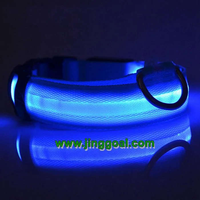 LED Light Dog Collar with Battery