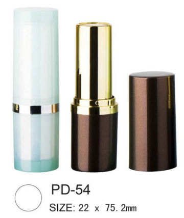 Empty Round Plastic Lipstick Packaging