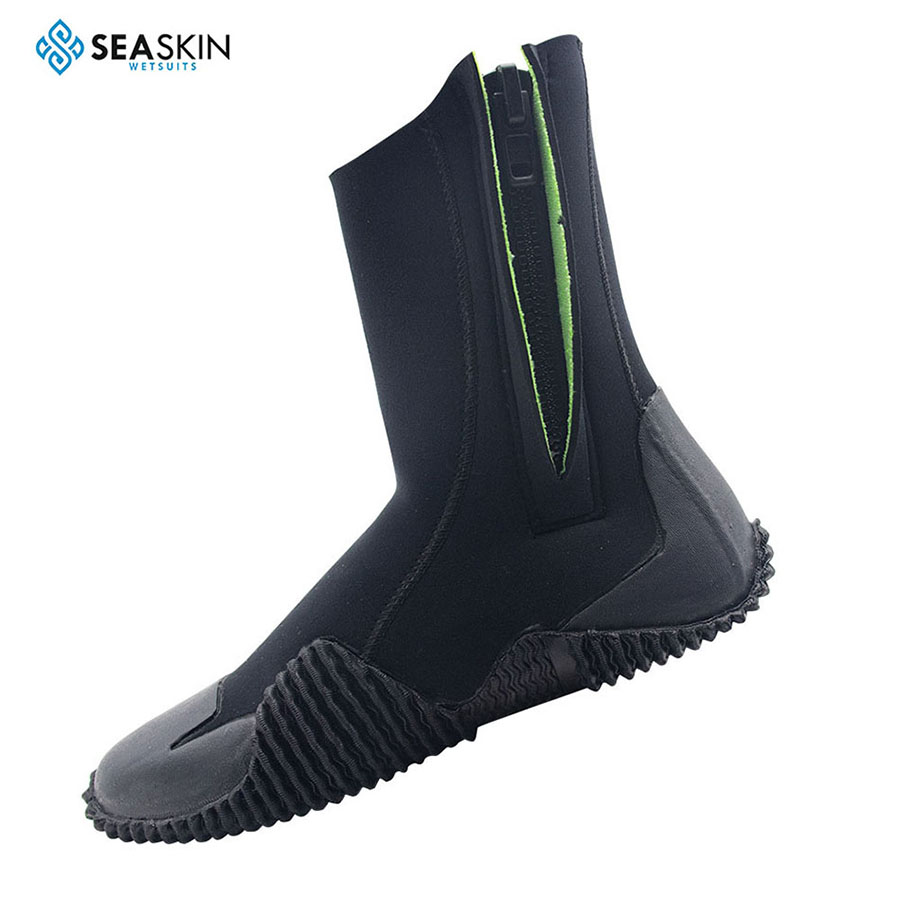 Seaskin -Wassersportschuhe 5mm Tauchstiefel