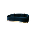 Luxusblau Julian Velvet Sofa