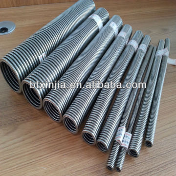 stainless steel corrugated flexible vacuum bellow hose