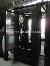 iron single door grill design