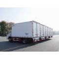 Manual 4x2 Frozen Meat Delivery Refrigerated Truck Reefer