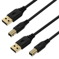 USB 0 Computer Cable: USB-A to USB-B Cable