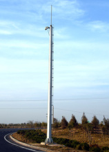Lightning rod pole