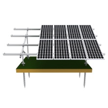 Ground Screw Solar Panel Mounting Structures and Frames