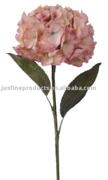 81cm Artificial Hydrangea with 2 leafs