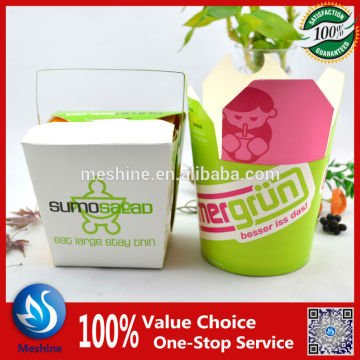 Disposable take away bento box professinal customized noodle box