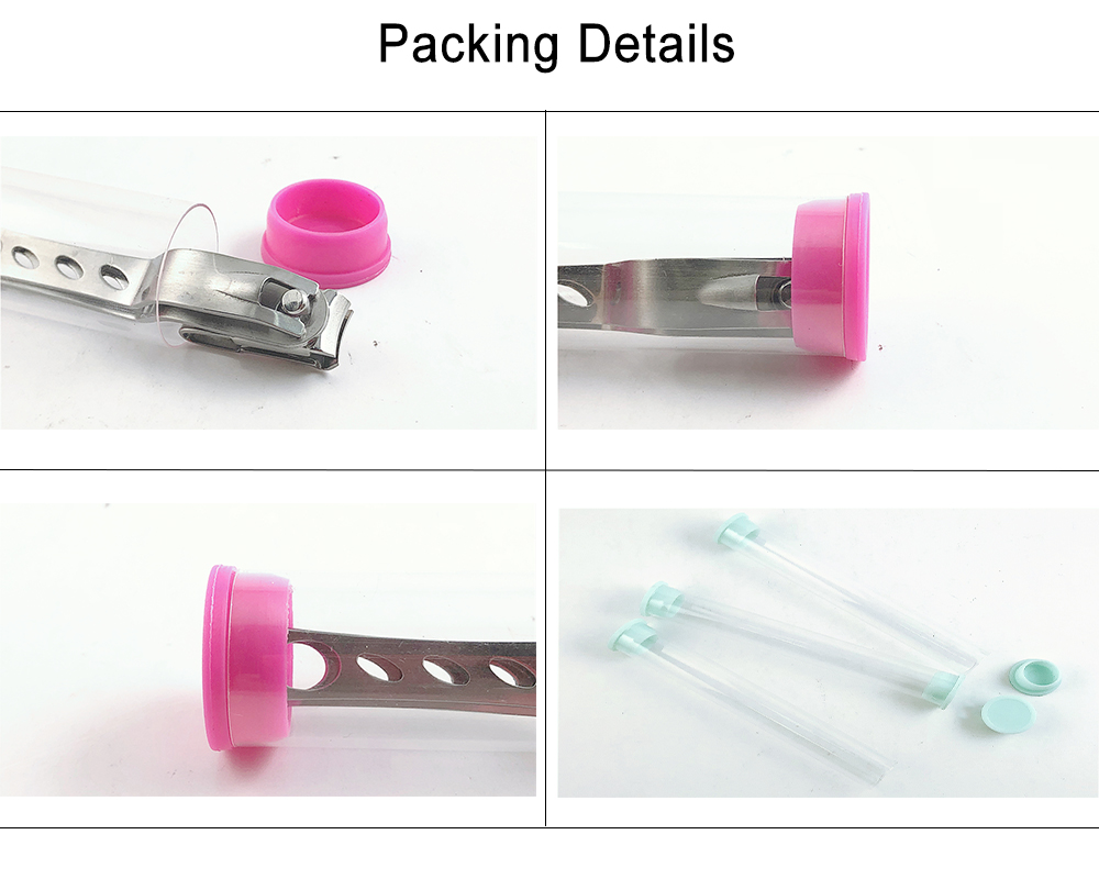 Pequeños tubos de plástico transparente Small Clear Plastic Tubes