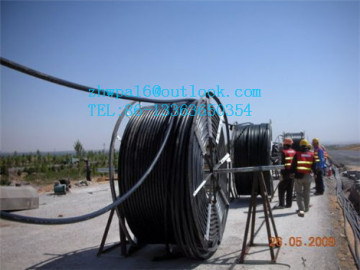 HDPE silicon core duct /pipe with ribs
