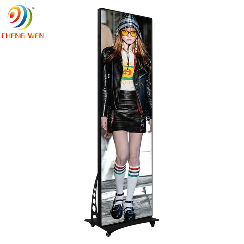 Led Poster Display P1.86 Flooring Standing Screen