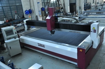 5-axis 3D waterjet cutting machine with drilling head