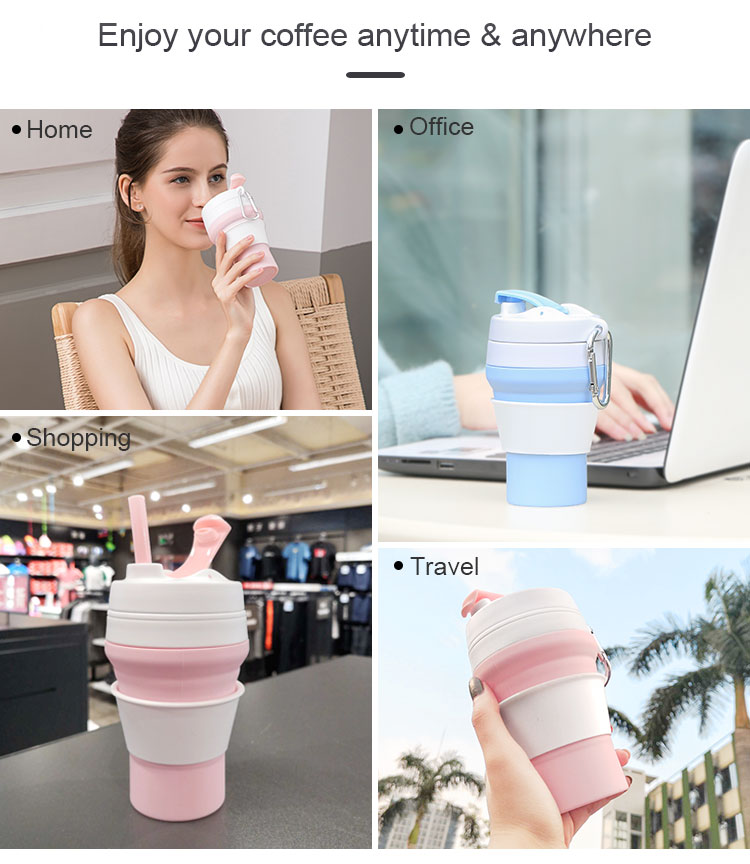 Silicone Reusable Coffee Cup