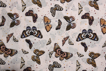 High Quality Butterfly Pattern Printed Fabrics