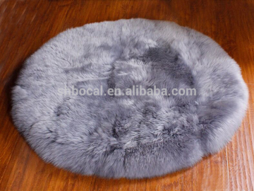 long wool lambskin round rug